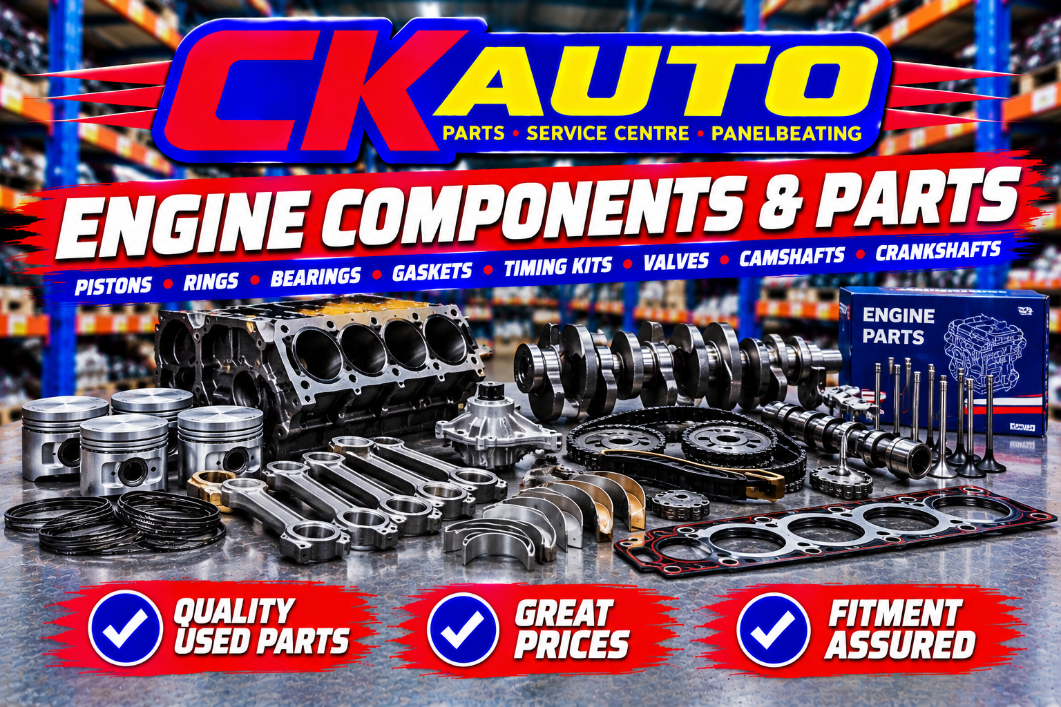 Engine Components and parts